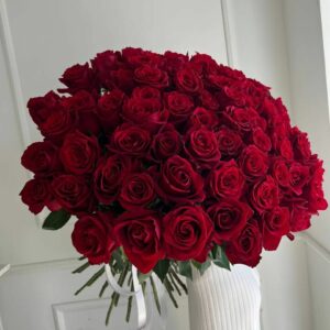 Bouquet de roses rouges - Klimt